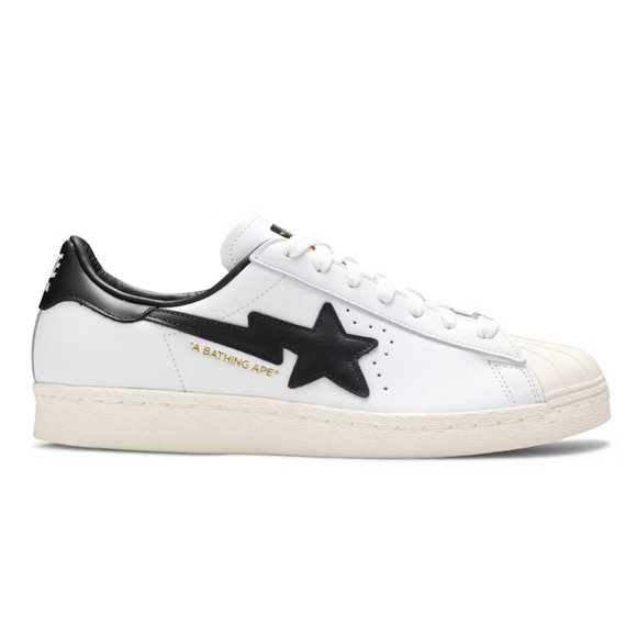 Adidas Superstar 80s Bape A Bathing Ape White/Black GZ8980 Men\'s Sneakers 11 main image 9